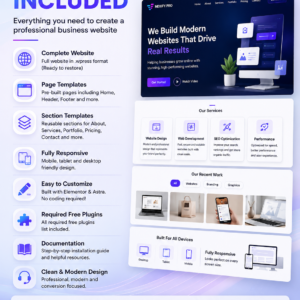 Nexify Pro Agency Website Template v1.0 | Elementor + WordPress
